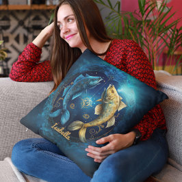 Almofada Peixes Personalizados Sinal Sun de Fantasia do Hor
