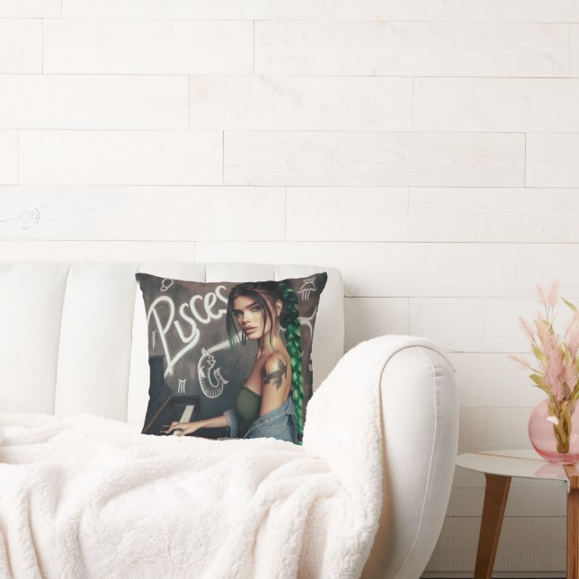 Almofada Peixes Zodiac Musical Piano (Sofá)