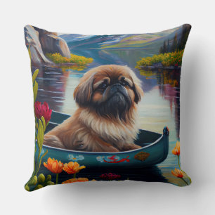 Almofada Pekingese em um remo: uma aventura cética