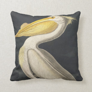 Almofada Pelicano Branco Americano do Birds da América