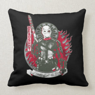 Almofada Pelotão do suicídio Deadshot "eu sou o claro "