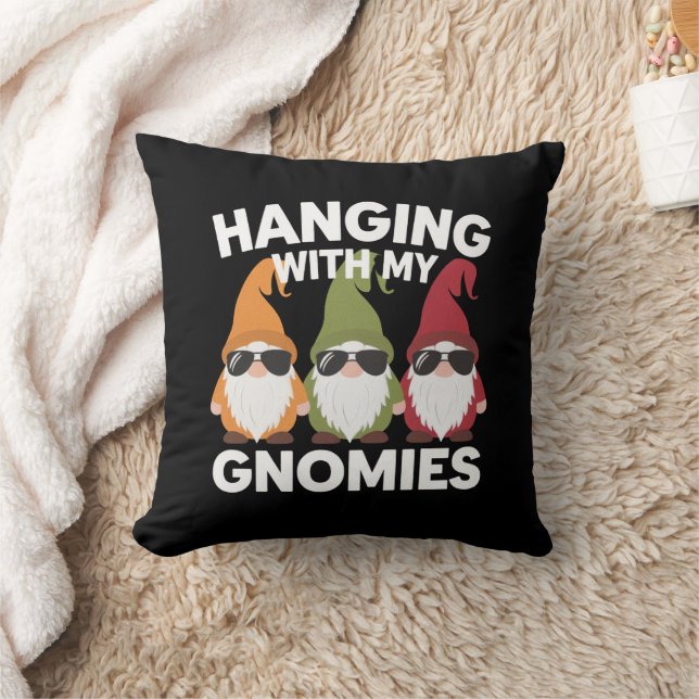 Almofada Pendurado Com Meus Gnomos Engraçado Jardim Gnomo (Cobertor)