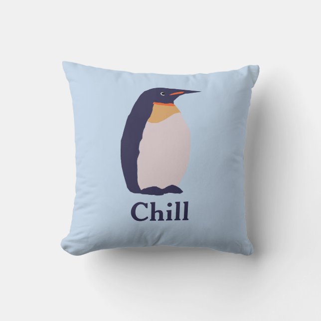 Almofada Penguins, chill (Frente)