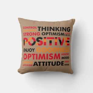 Almofada Pensamento positivo e atitude