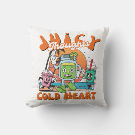 Almofada Pensamentos suculentos Coração frio