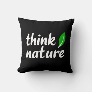 Almofada Pensar na natureza