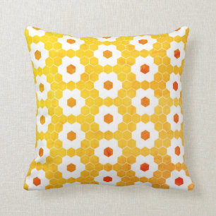 Almofada Pentes de mel e flores