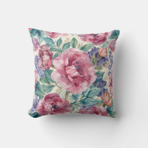 Peônia Botânica Aquarela Flora Lavanda