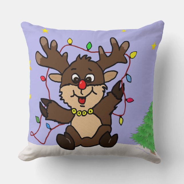 Almofada Pequena Reindeer (Frente)