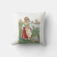 Pequena travesseiro decorativo holandesa 16x16
