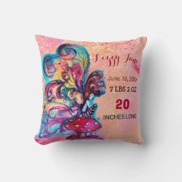 Almofada PEQUENAS ESTATÍSTICAS DE Nascimento do CHÁ DE FRAL