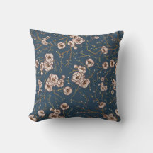 Pequenas flores padrão azul claro