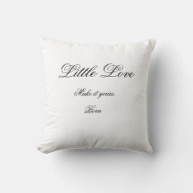 Pequeno Amor | Travesseiro Minimalista para Berçár