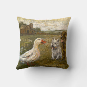 Almofada Pequeno Chat: Caprichoso Animal de Fazenda de Nata