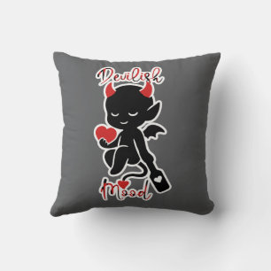 Almofada Pequeno Diabo Baddie Amor Remo "Humor Diabólico"