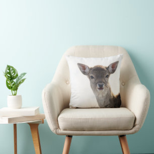 Almofada Pequeno e bonito Fawn 2 #animal #arte