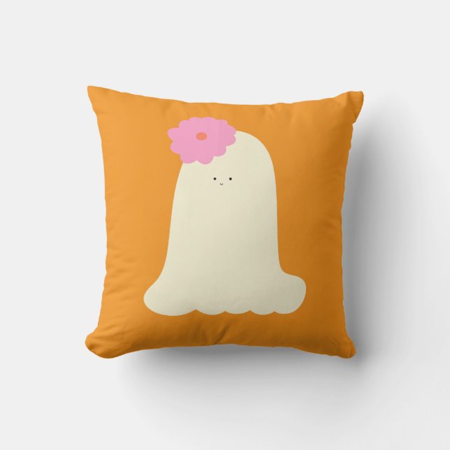 Almofada Pequeno fantasma bonito Halloween (Frente)