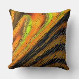 Almofada Pequeno mosaico amarelado amassado e deformado