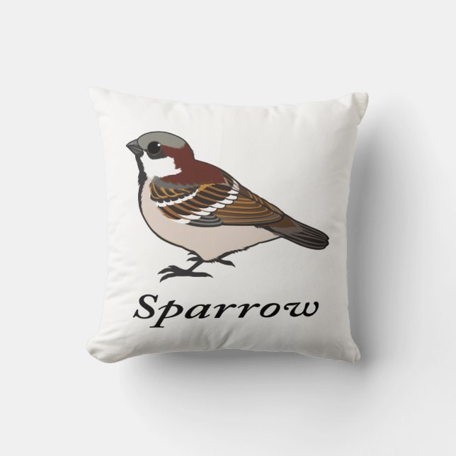 Almofada Pequeno Sparrow (Frente)