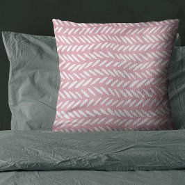 Almofada Percal pastoso em cor rosa