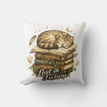 Perdido na Ficção Amante de Gatos e Livros