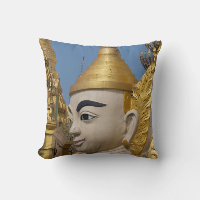 Almofada Perfil da Estátua de Buda (Frente)