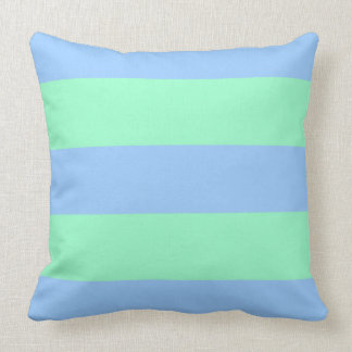 Almofada Periwinkle e Minint Green Stripes