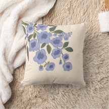 Periwinkle Floral Blooms Moderno