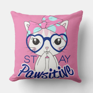 Almofada Permaneça Pawsitivo