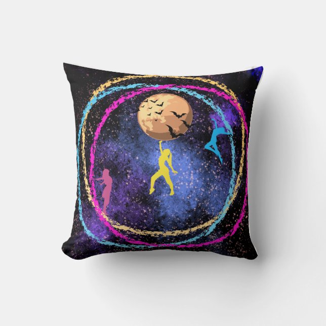 Almofada Permaneça selvagem (Frente)