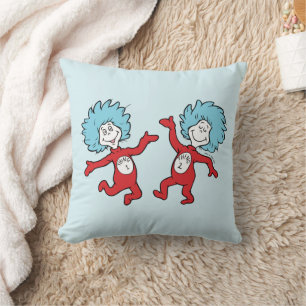 Almofada Personagem Coisa 1 e Coisa 2 do Dr. Seuss