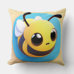 Almofada Personagem de Abelha de Desenho Animado Fofo Com O