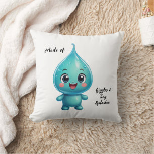Almofada Personagem de desenho animado de Gotas de Água Ado