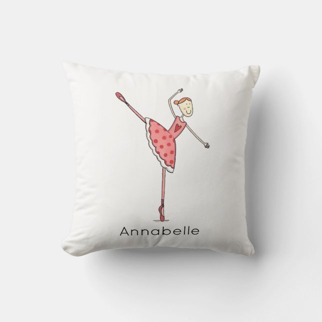 Almofada Personalised Ballerina Ballet Dancer (Frente)