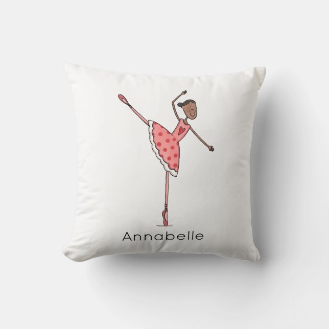 Almofada Personalised Ballerina Ballet Dancer (Frente)