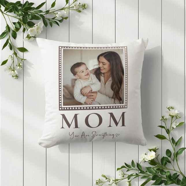 Almofada Personalizada Com Foto Da Mãe Moderna (Criador carregado)
