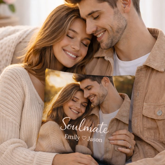 Almofada Personalizada com Foto de Casal Romântico (Criador carregado)