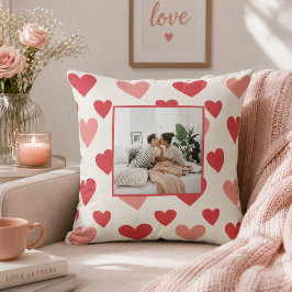 Almofada Personalizada com Foto em Coração para o
