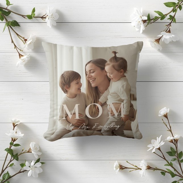 Almofada Personalizada Foto da Mamãe Moderna (Criador carregado)