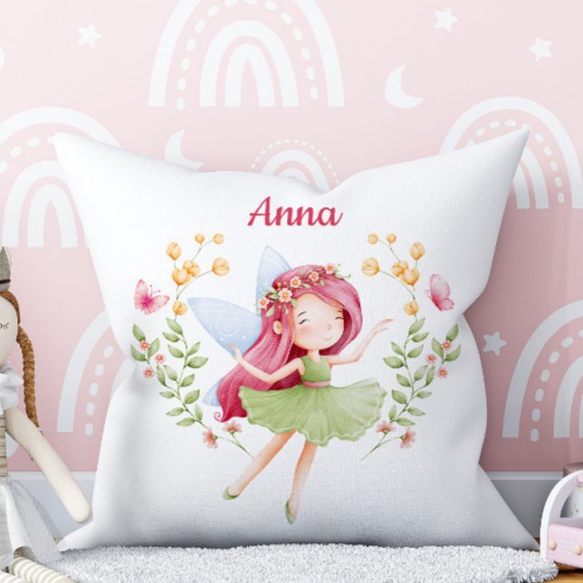 Almofada Personalizada Menina Fada Feminina (Criador carregado)