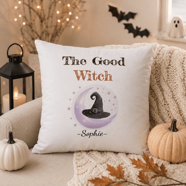 Almofada Personalizada The Good Witch – Halloween (Criador carregado)