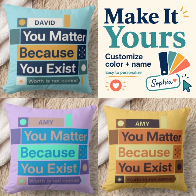 Almofada Personalizada Você Importa (Criador carregado)