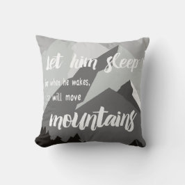 Almofada Personalizado, deixe-o dormir quando ele Acordar