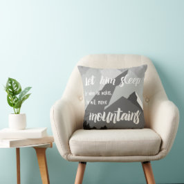 Almofada Personalizado, deixe-o dormir quando ele Acordar