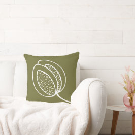 Almofada Personalizado faça você mesmo Moderno verde branco