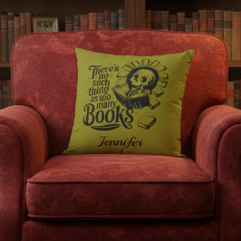 Almofada Personalizado Nada Demais Bibliófilo
