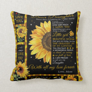 Almofada Personalizado Para Minha Filha, Amor Da Mãe Fluxo