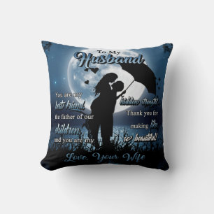 Almofada Personalizado Para o Meu Marido Casal Sob a Lua