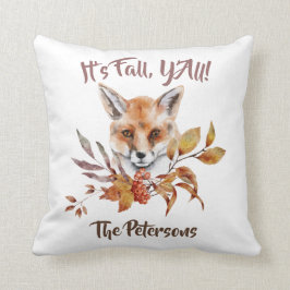 Almofada Personalizado para o tema Queda Dupla e folhagem