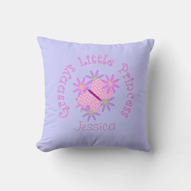 Almofada Personalizado: Princesa pequena de Grannys (Frente)